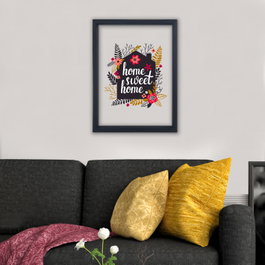 Wallity Cuadro Decorativo Enmarcado Multicolor 32 x 42 cm